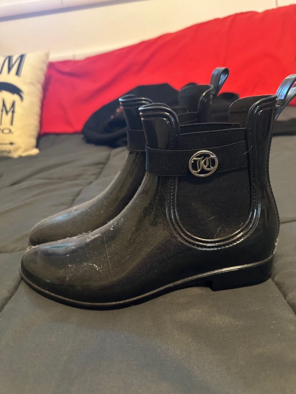 Juicy Couture ankle rain boots